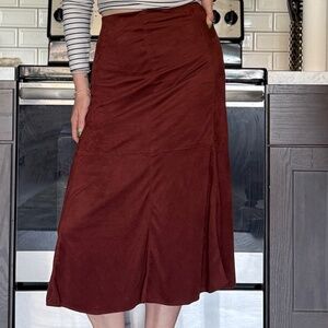 Cabi Maroon Skirt, size S